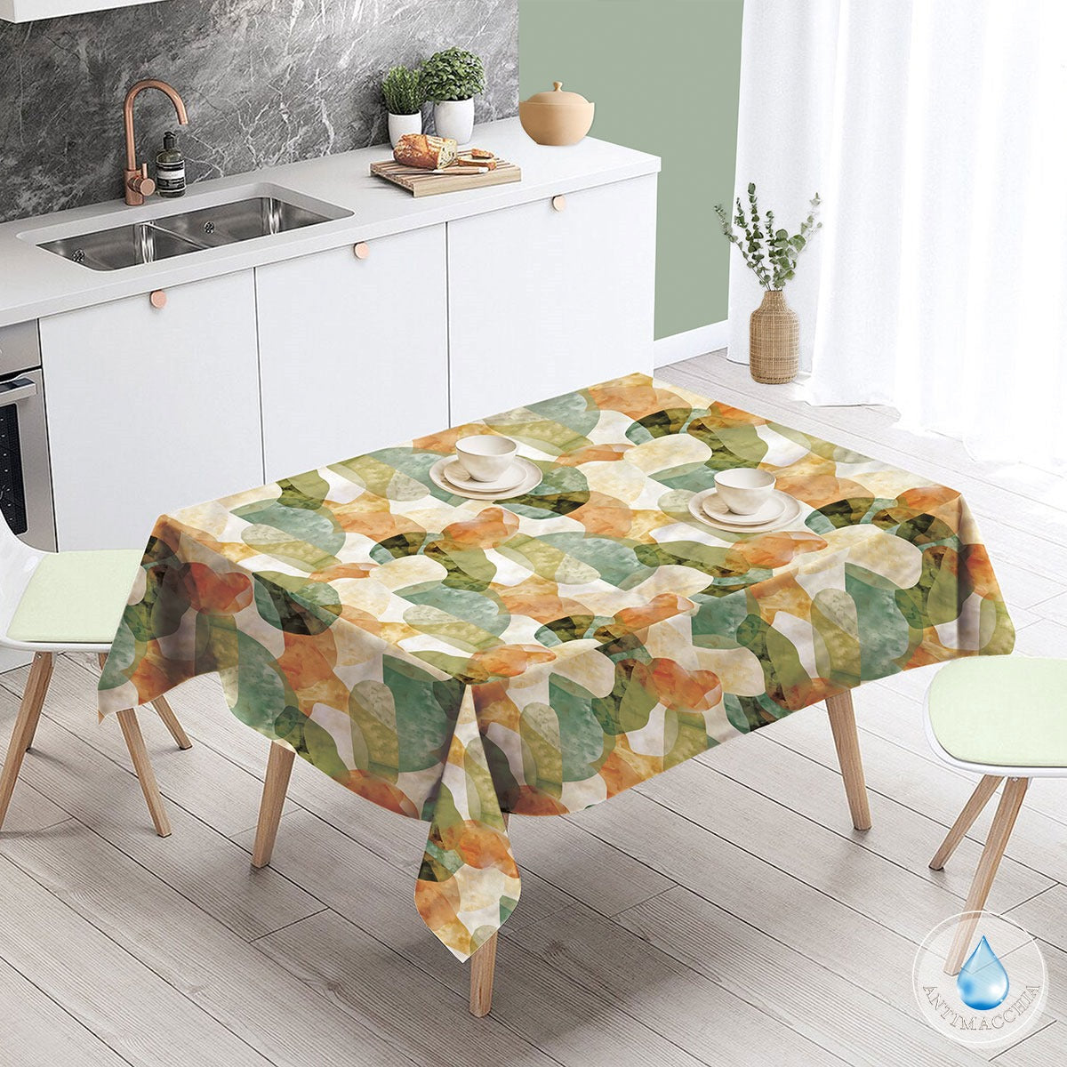 Tovaglia Antimacchia MARMO - Antica Tessitura Italiana