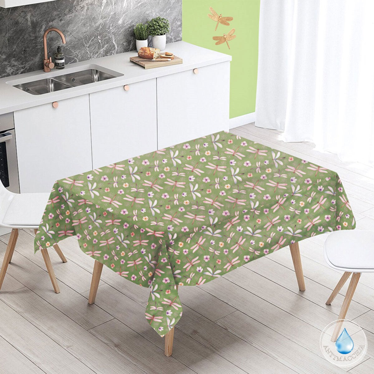 Tovaglia Antimacchia SI MANGIA CON LE MANI 003 - Antica Tessitura Italiana