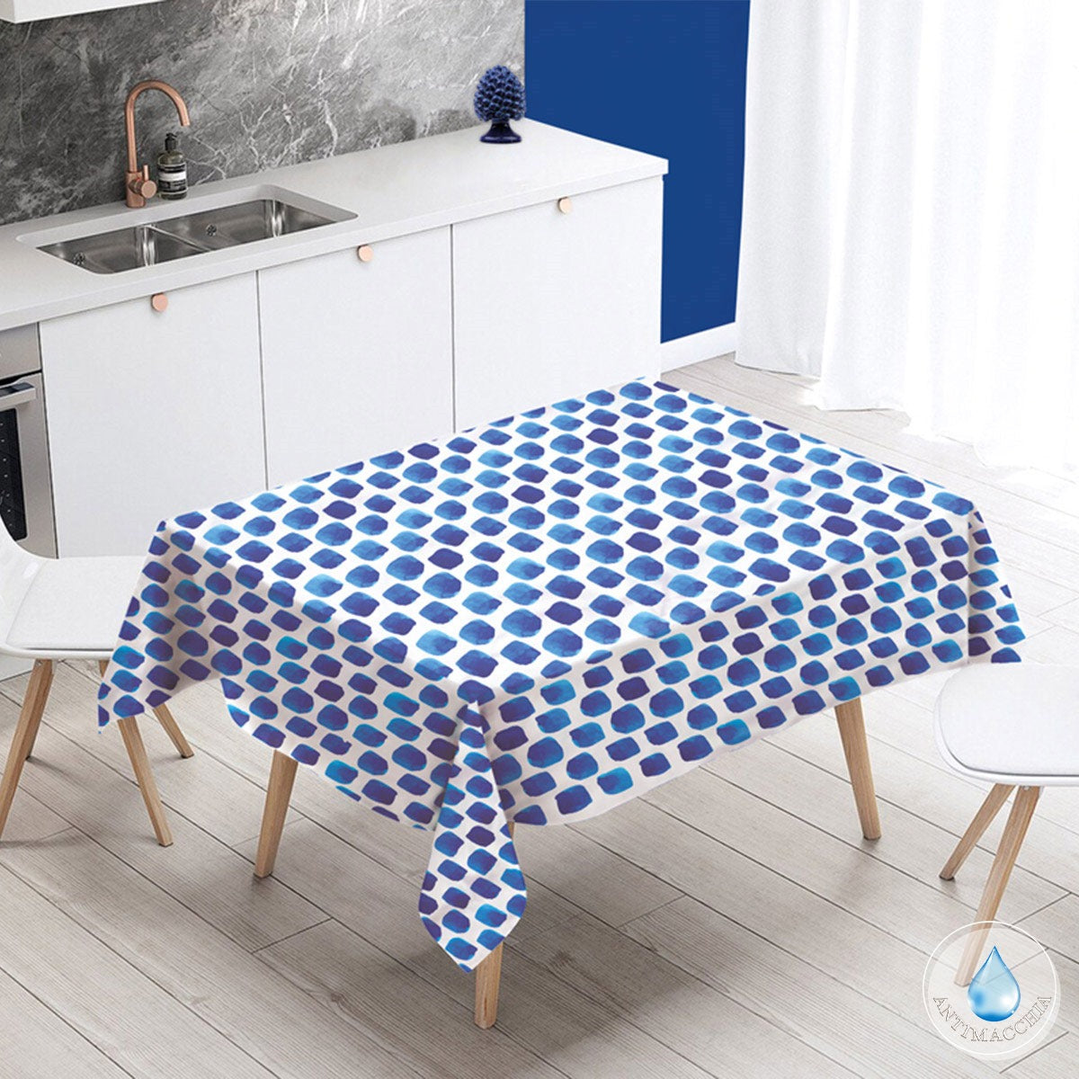 Tovaglia Antimacchia SI MANGIA CON LE MANI 005 - Antica Tessitura Italiana