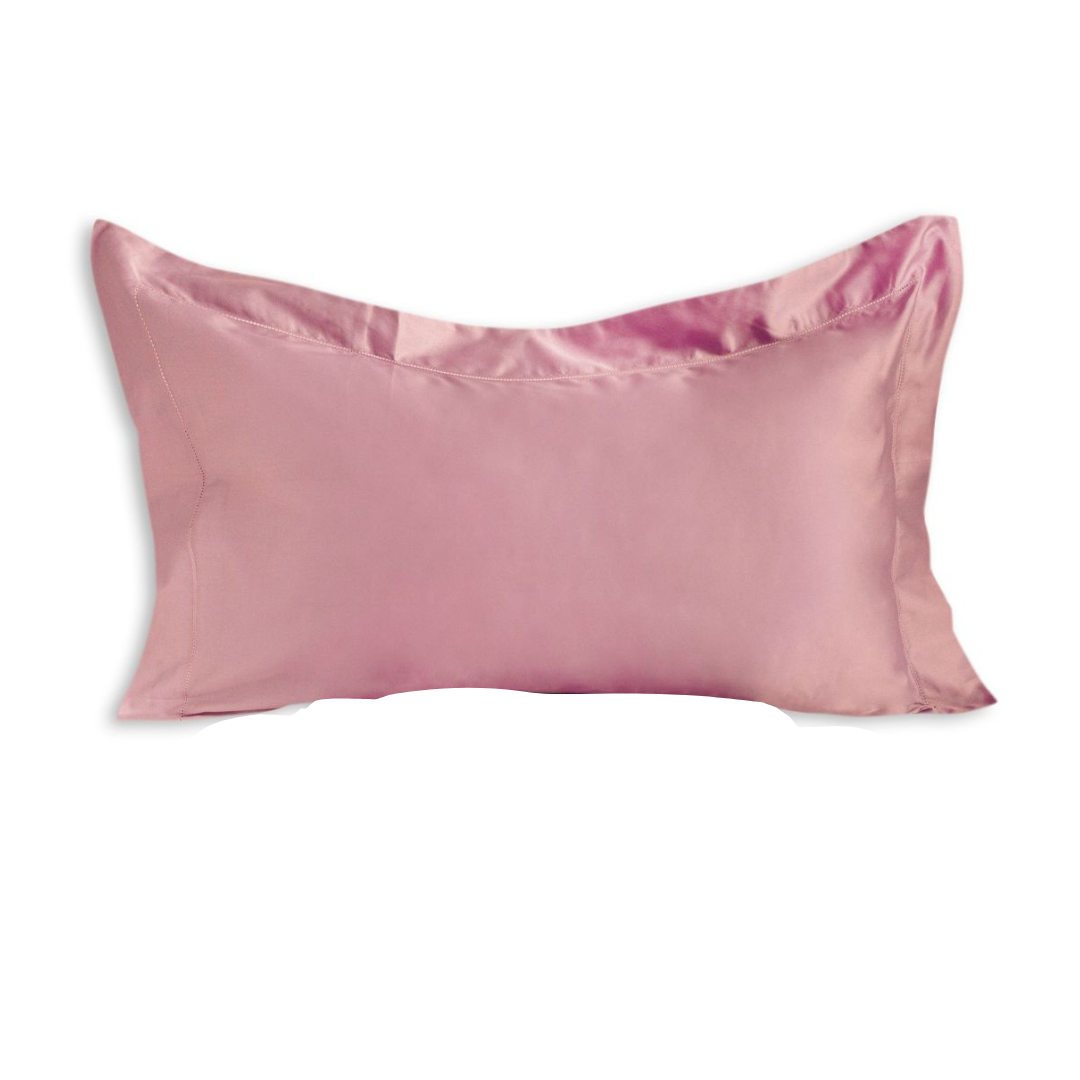 Coppia di Federa in RASO MAJOR con volant e orlo a giorno by Maestri Cotonieri