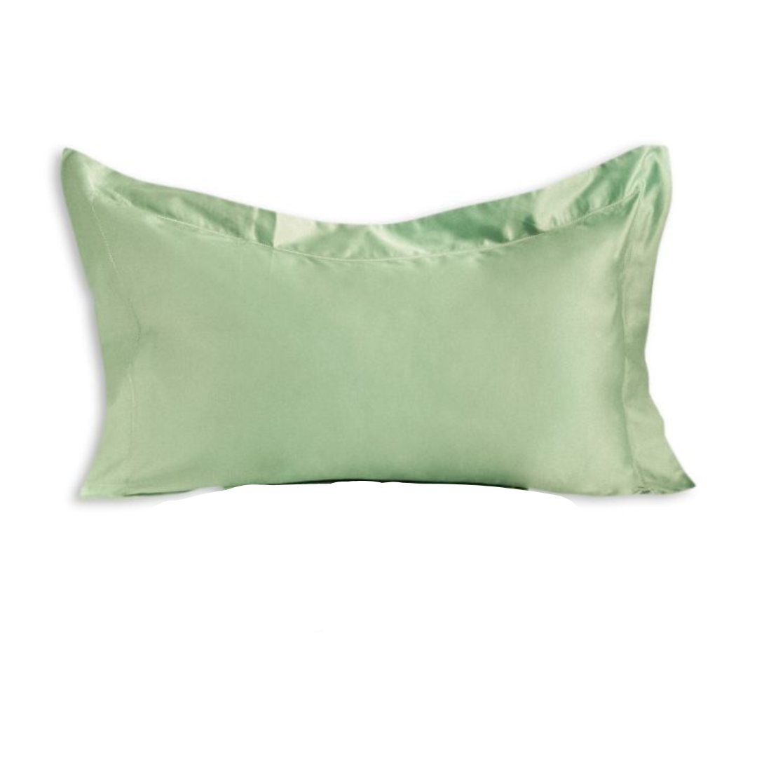 Coppia di Federa in RASO MAJOR con volant e orlo a giorno by Maestri Cotonieri