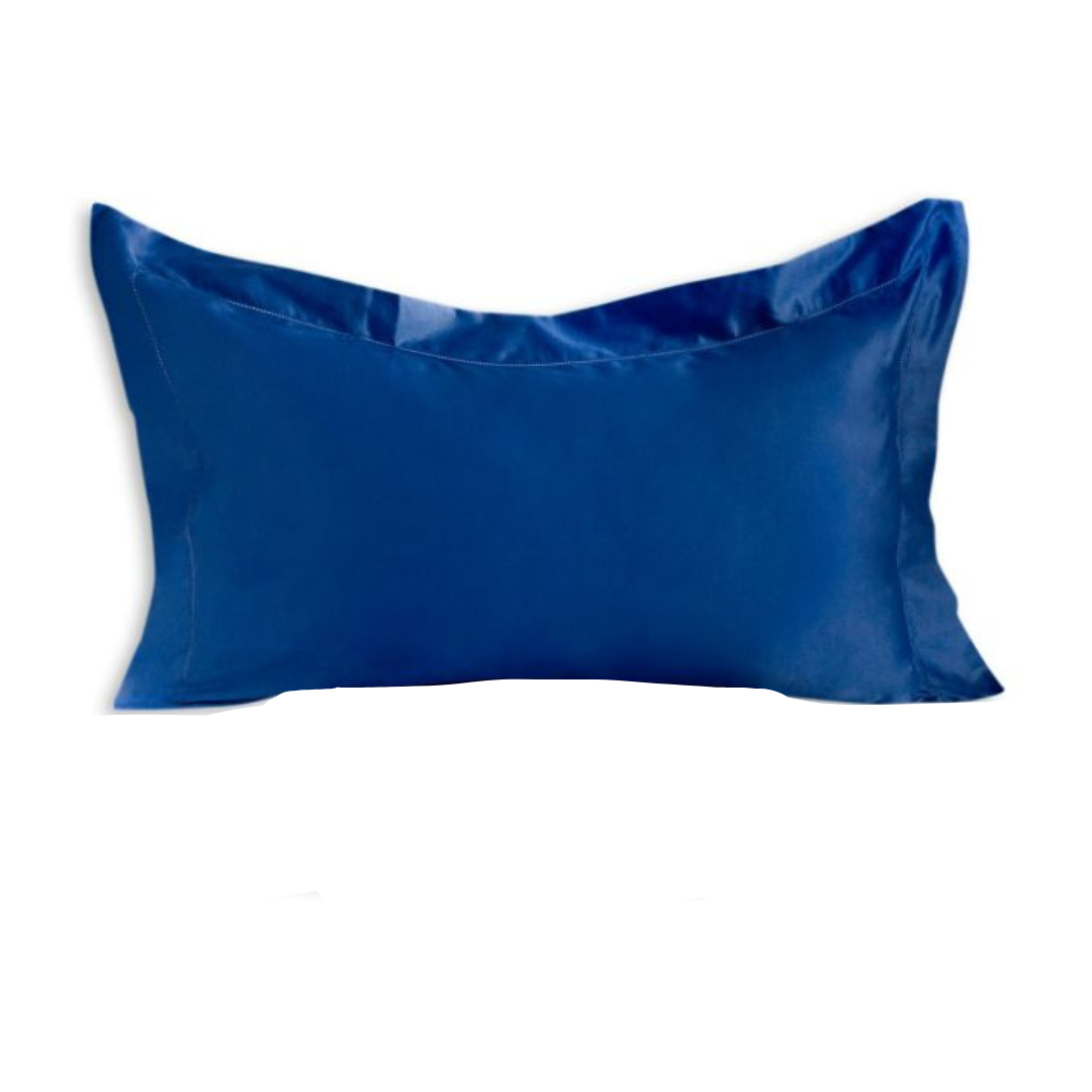 Coppia di Federa in RASO MAJOR con volant e orlo a giorno by Maestri Cotonieri