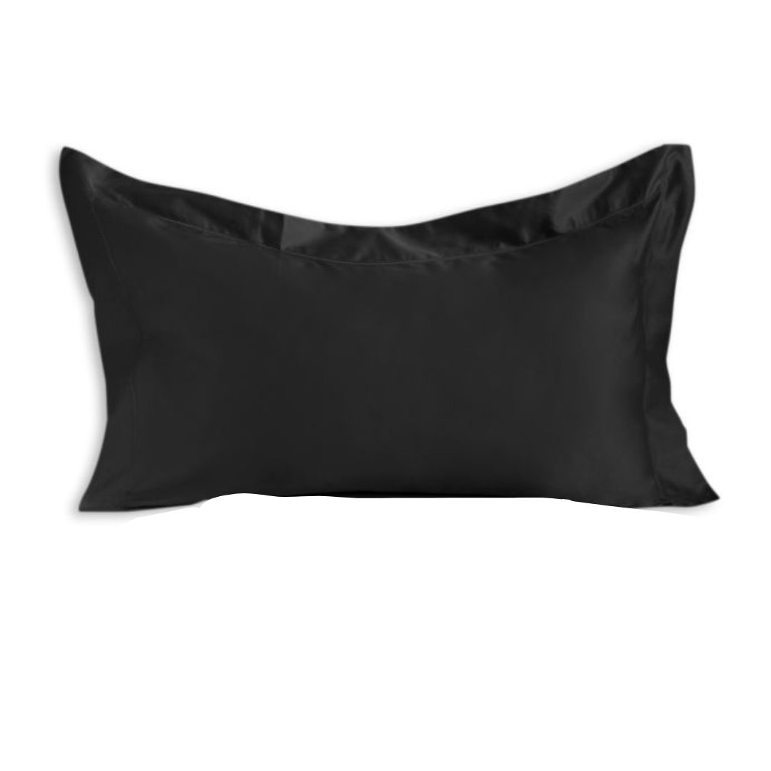 Coppia di Federa in RASO MAJOR con volant e orlo a giorno by Maestri Cotonieri