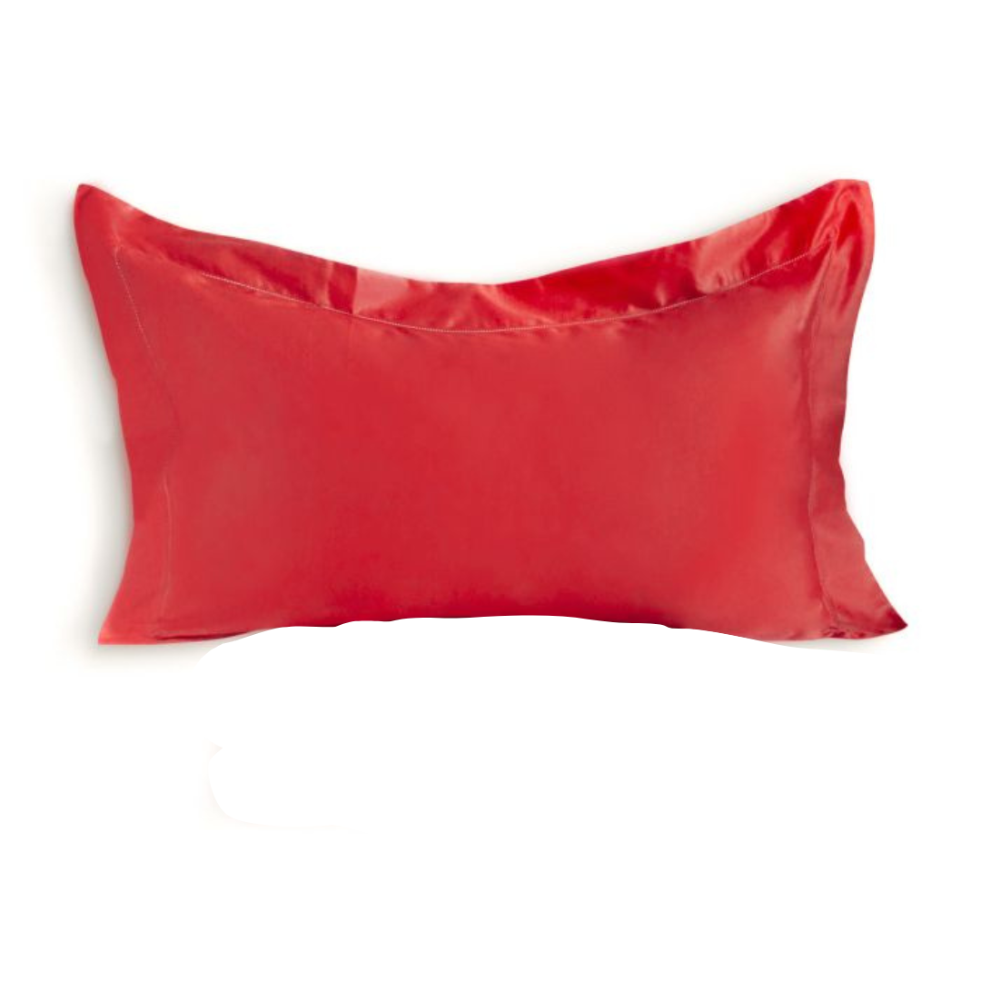 Coppia di Federa in RASO MAJOR con volant e orlo a giorno by Maestri Cotonieri