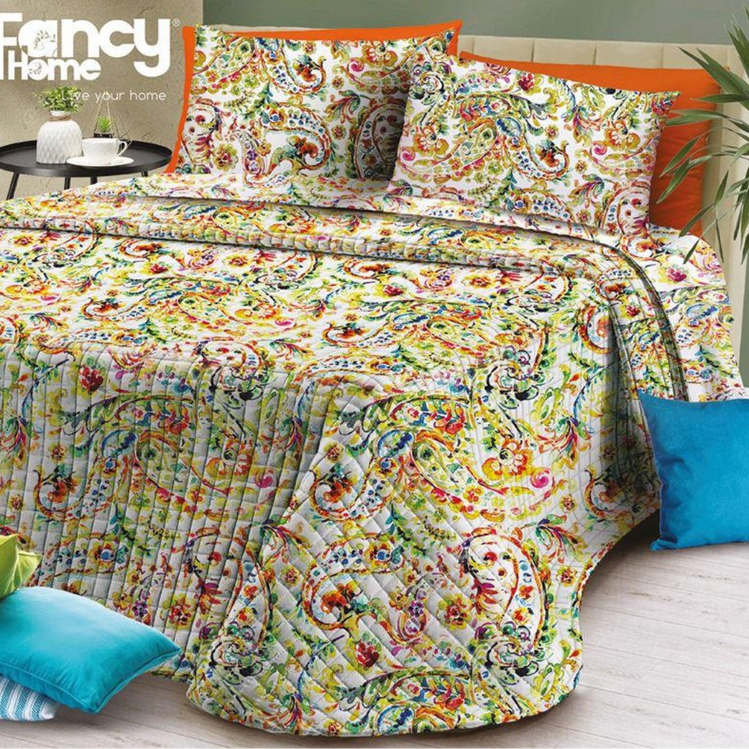 Copriletto trapuntato CALLAS dis.G037 matrimoniale by Francy Home