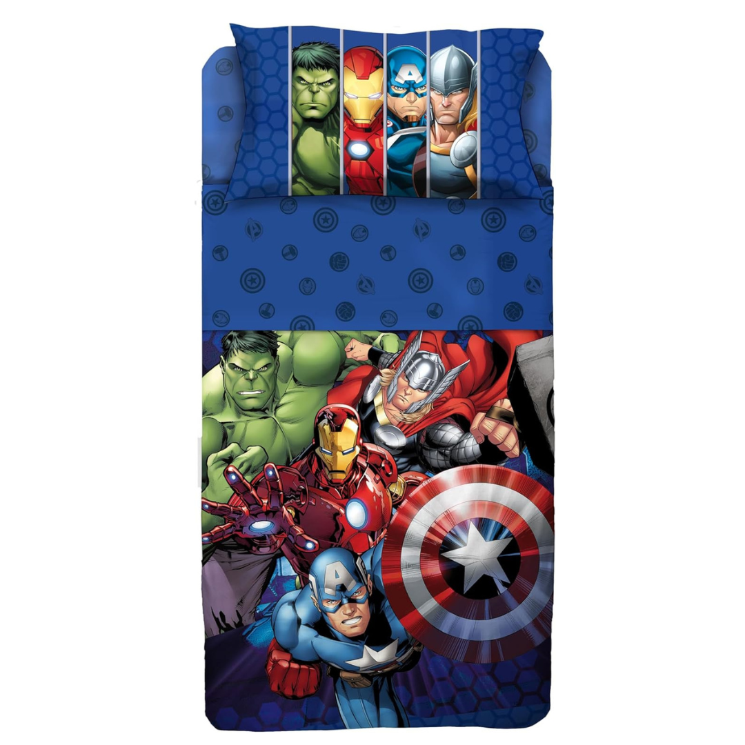Completo lenzuola singolo AVENGERS 2 by Marvel