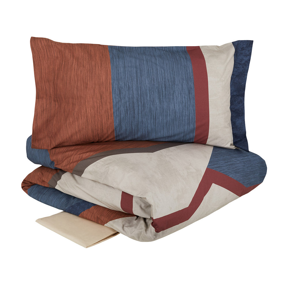 Completo copripiumino 1931 TRE Matrimoniale, singolo, una piazza e mezza by Tessitura Randi