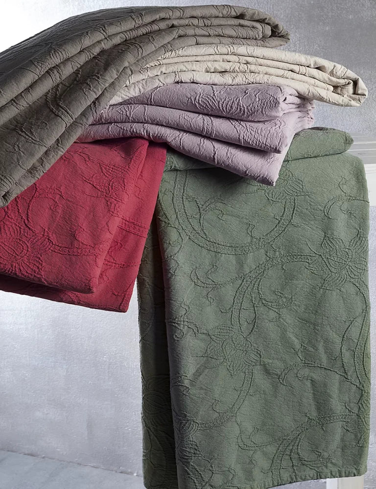 Copriletto FIORE by Tessitura randi