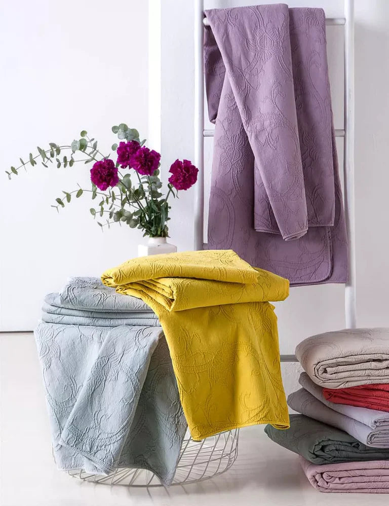 Copriletto FIORE by Tessitura randi