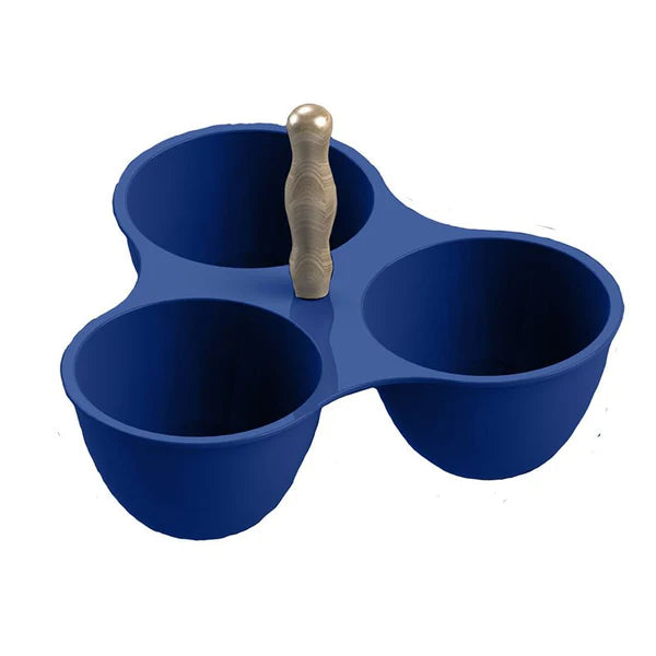 Antipastiera 3 sezioni SANTORINI in melamina by Emporio Zani Touch-mel