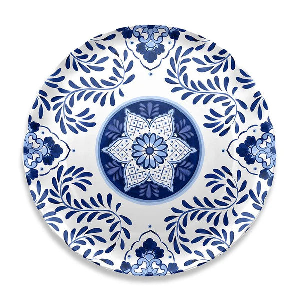 Vassoio tondo SANTORINI in melamina by Emporio Zani Touch-mel