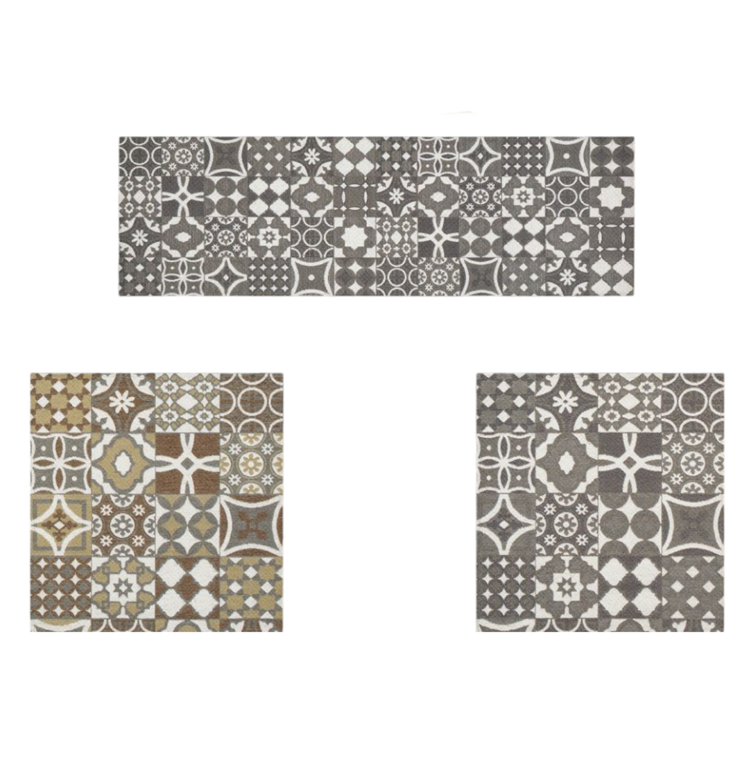 Tappeto TILE Retrogommato Antiscivolo by KARÌ