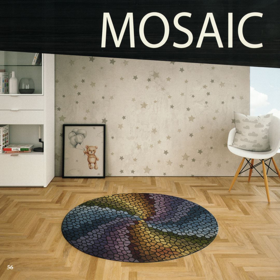 Tappeto MOSAIC Retrogommato Antiscivolo by KARÌ
