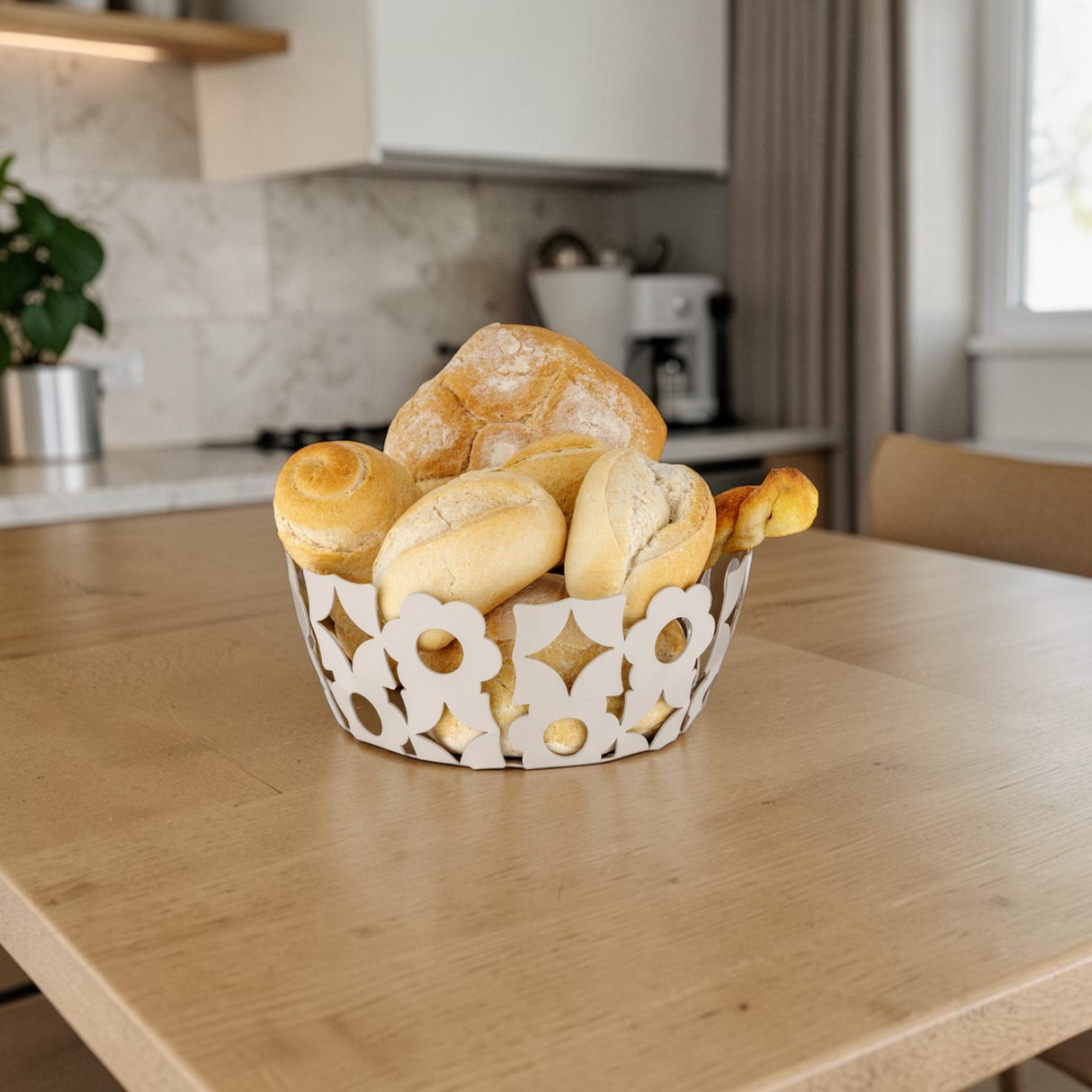 Cestino Portapane Louis in Metallo Tortora - Montemaggi