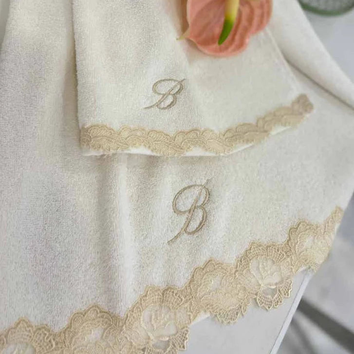 Set Asciugamani 1+1 in Spugna Privilegio – Blumarine Home