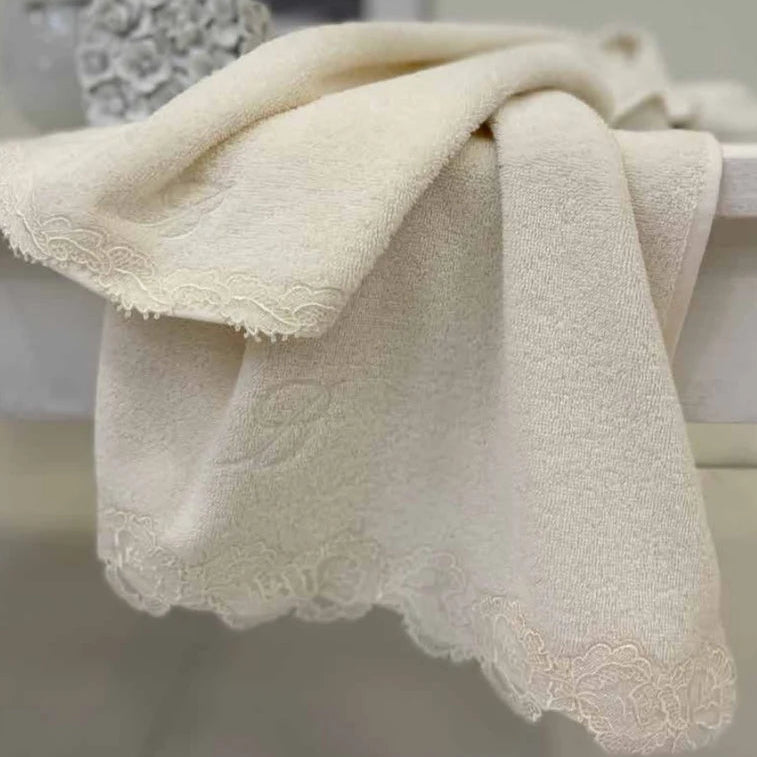 Set Asciugamani 1+1 in Spugna Privilegio – Blumarine Home