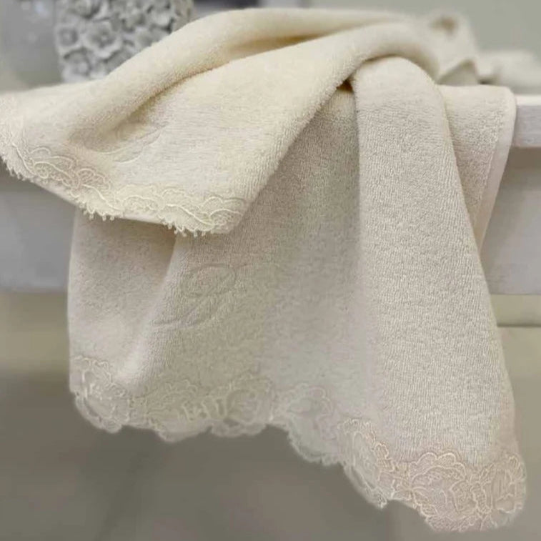 Set Asciugamani 1+1 in Spugna Privilegio – Blumarine Home