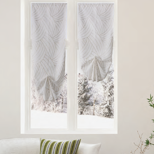 Coppia Tendine Ricamate SEOUL By Linea Oro