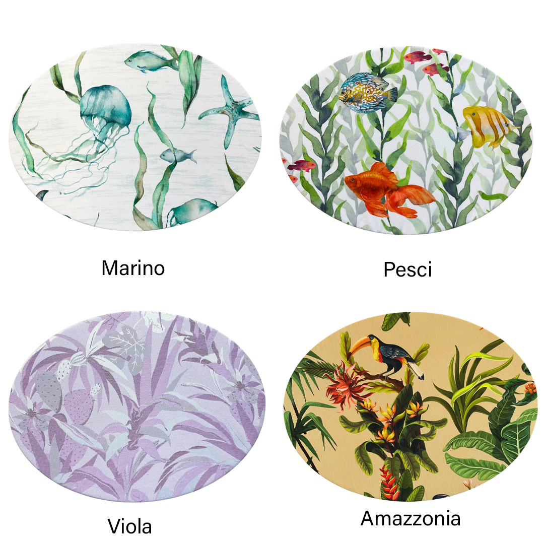 Foderina per Sottopiatto Ovale FANTASIA By Magilù