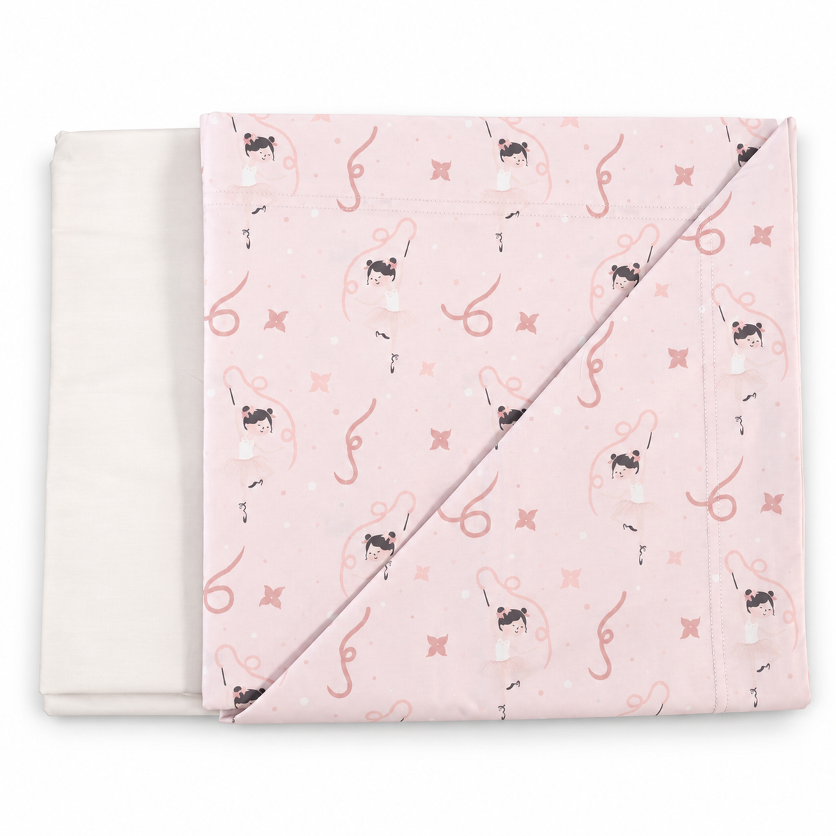 Completo Lenzuola Singolo Ballerina 100% Cotone - Maestri Coronieri