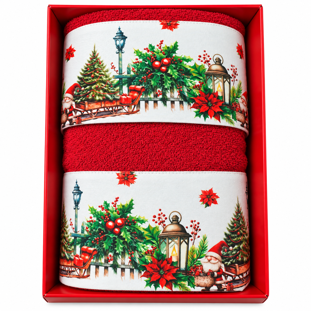 Set Asciugamani Natalizi 1+1 Christmas 7 - Ferlen