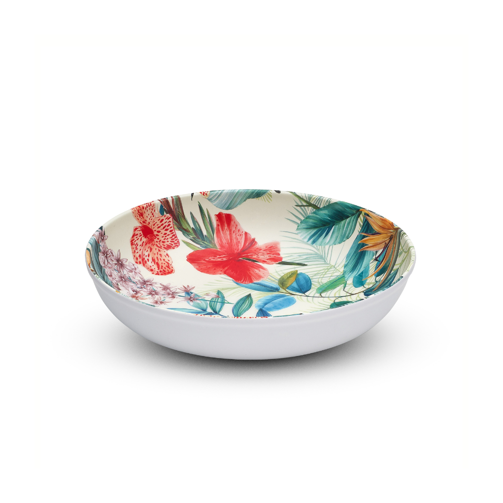 Piatto Fondo Garden in melamina - 2 pz by Emporio Zani Touch-mel