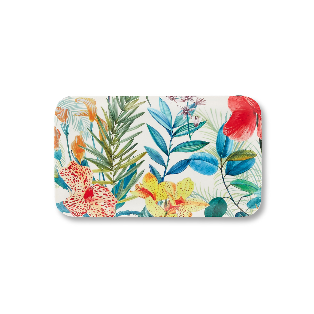 Vassoio Rettangolare Piccolo Garden in melamina by Emporio Zani Touch-mel