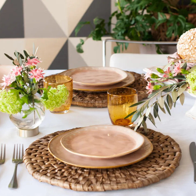 Servizio piatti 18pz NORDIK AMELIE rosa by Tognana