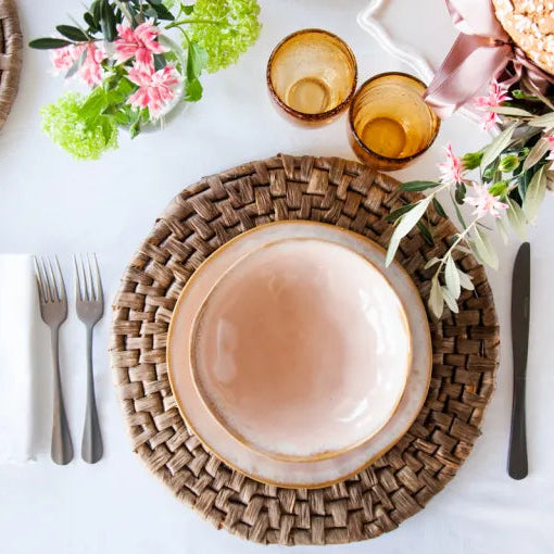 Servizio piatti 18pz NORDIK AMELIE rosa by Tognana