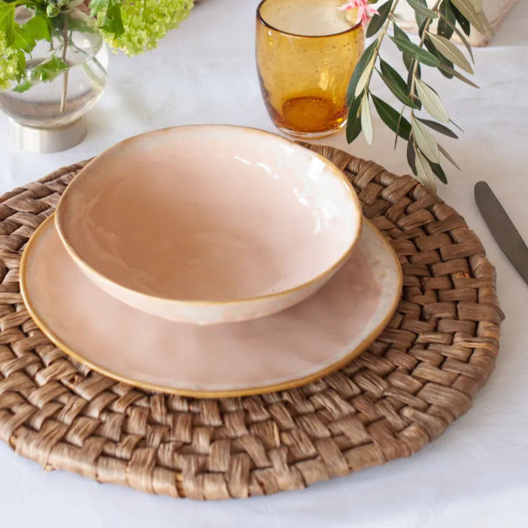 Servizio piatti 18pz NORDIK AMELIE rosa by Tognana