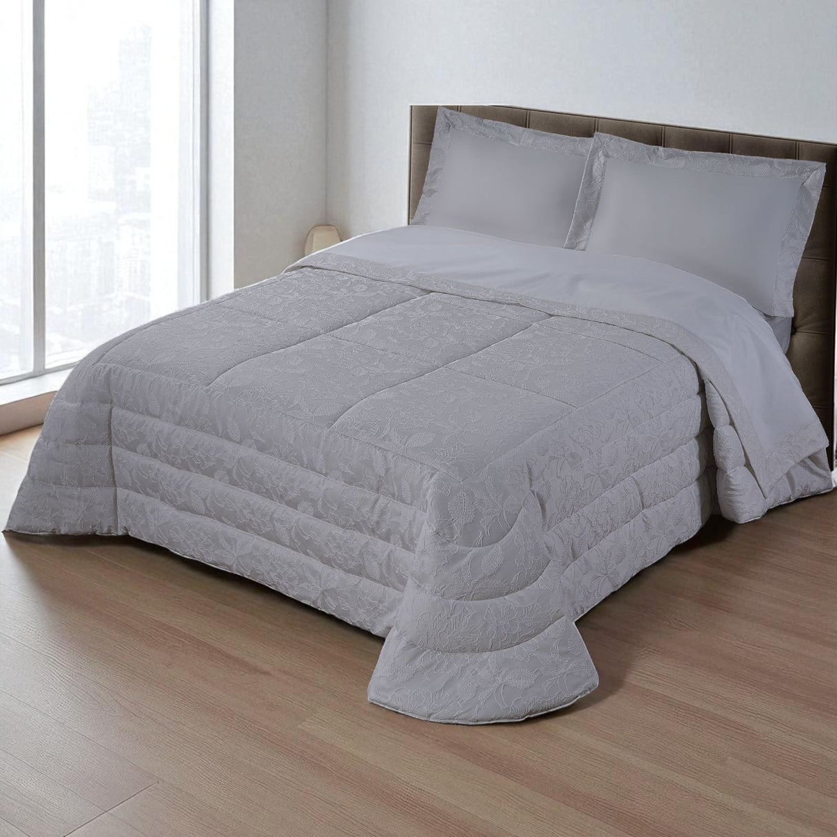 Trapunta ORCHIDEA Matrimoniale – Var. Panna/Corda/Tiffany - Mon Amour