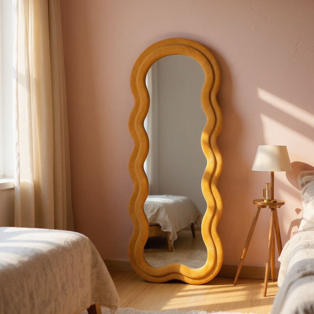 SPECCHIO DA MURO TEDDY SENAPE - FERRETTI