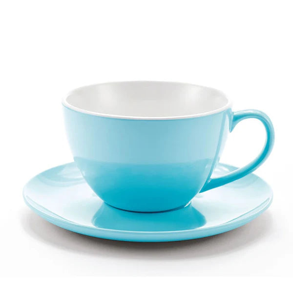 Tazzina con piattino JUMBO MUG TURCHESE in melamina by Emporio Zani Touch-mel