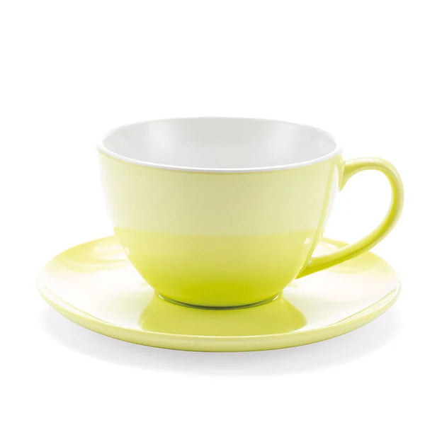 Tazzina con piattino JUMBO MUG VERDE in melamina by Emporio Zani Touch-mel