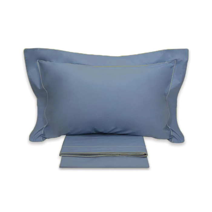 Completo Lenzuola QUEEN Percalle 120 Fili by Maestri Cotonieri