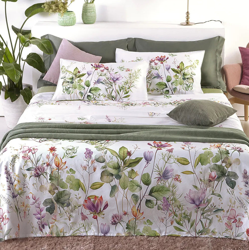 Completo lenzuola WILDFLOWER by Tessitura Randi