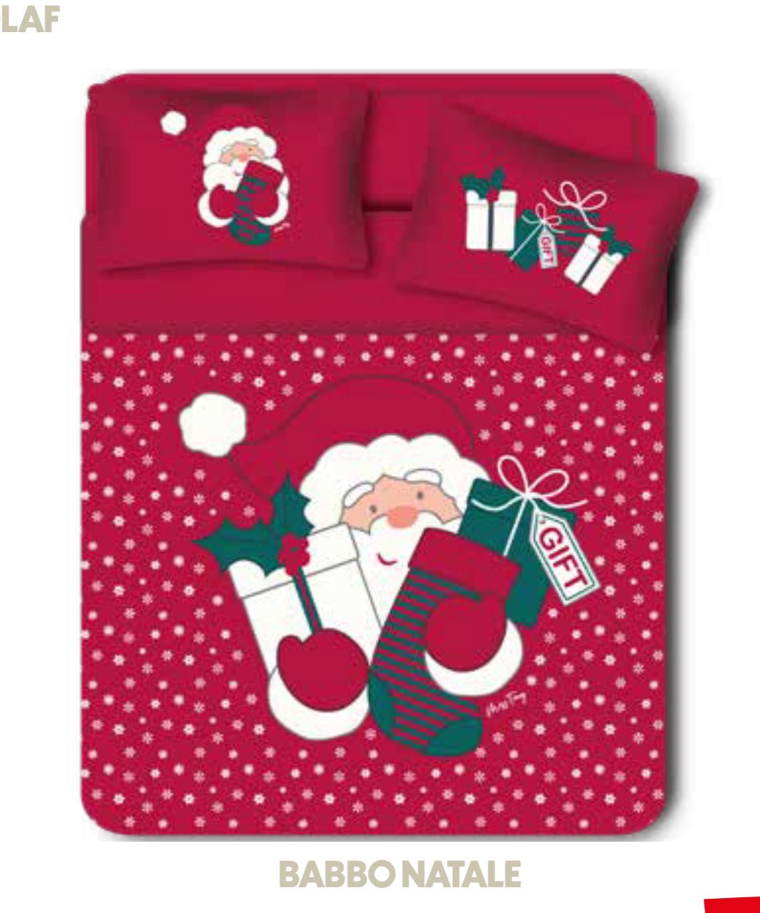 Copripiumino BABBO NATALE by Biancaluna