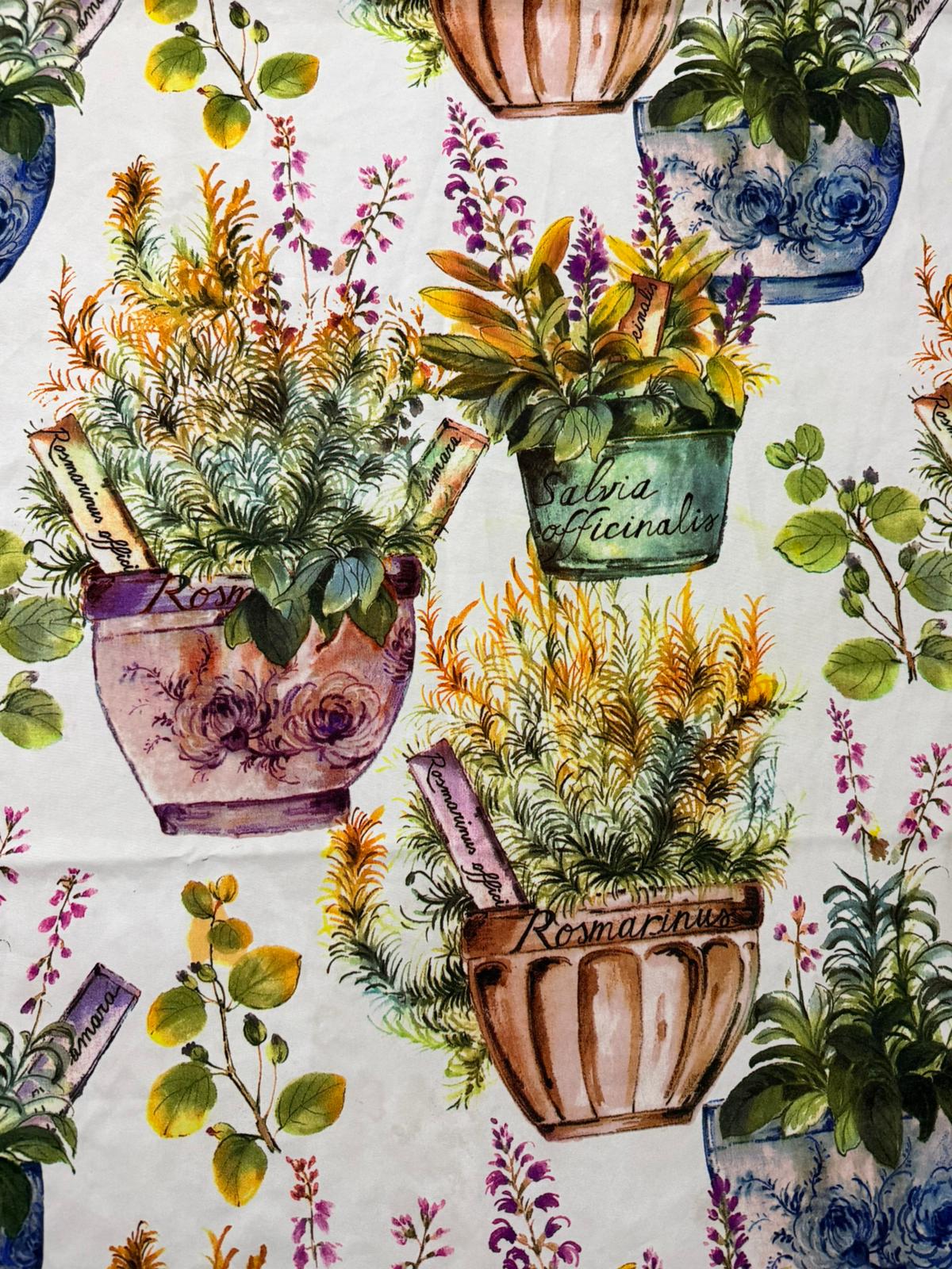 Tovaglia Antimacchia x12 GIARDINO DI PROVENZA - Il Filo