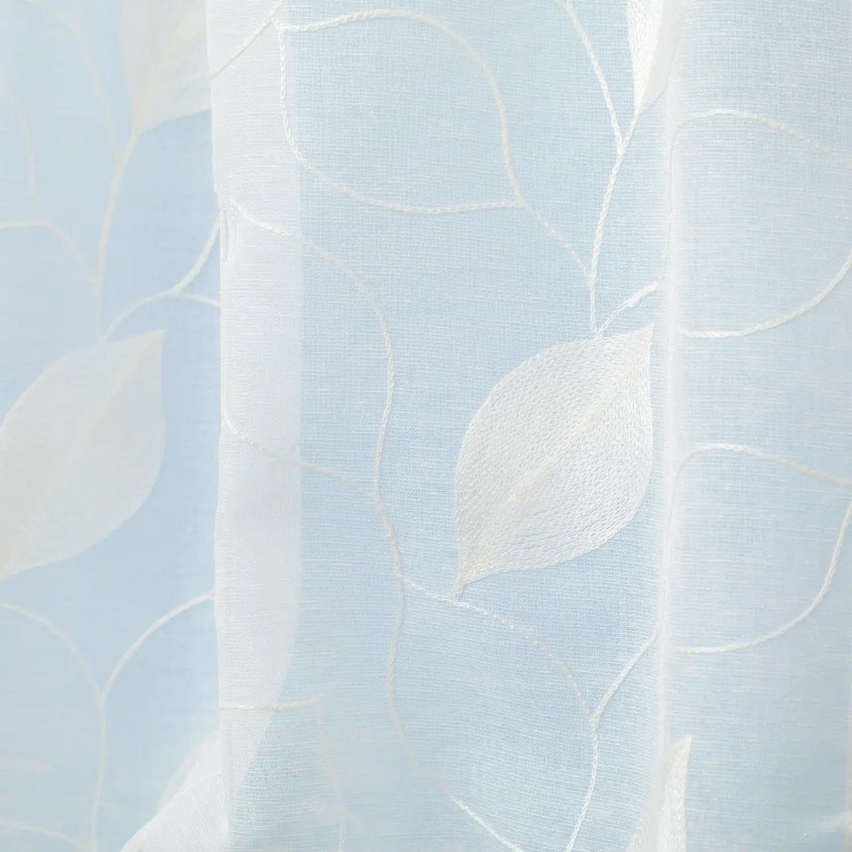 Coppia Tendine Ricamate Amazzonia con Tunnel e Roll Up Centrale 60x150cm o 60x230cm - Linea Oro