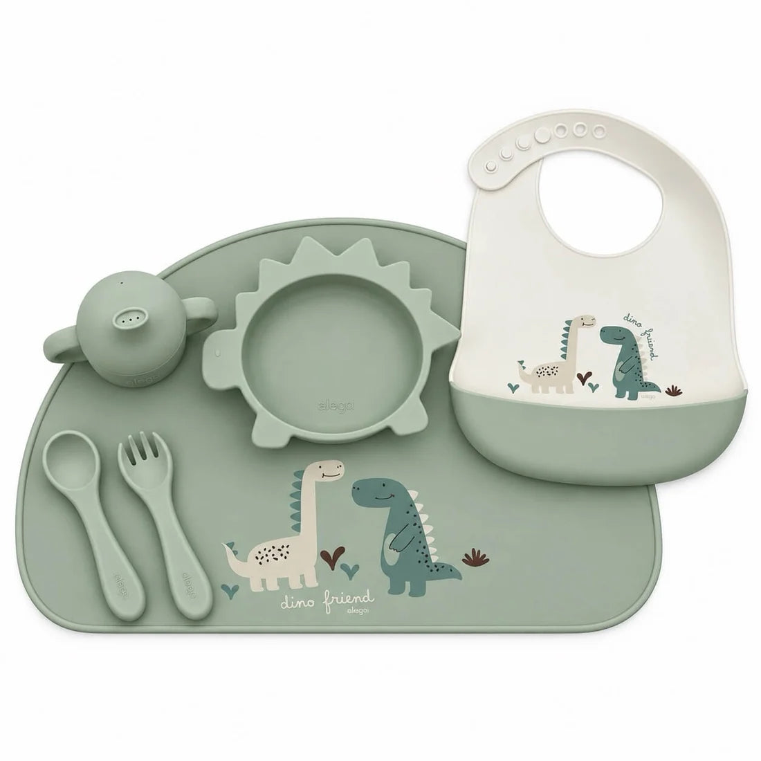 Set Pappa Svezzamento Baby 6 Pezzi in Silicone Alimentare art. CR1033 - Ellepi