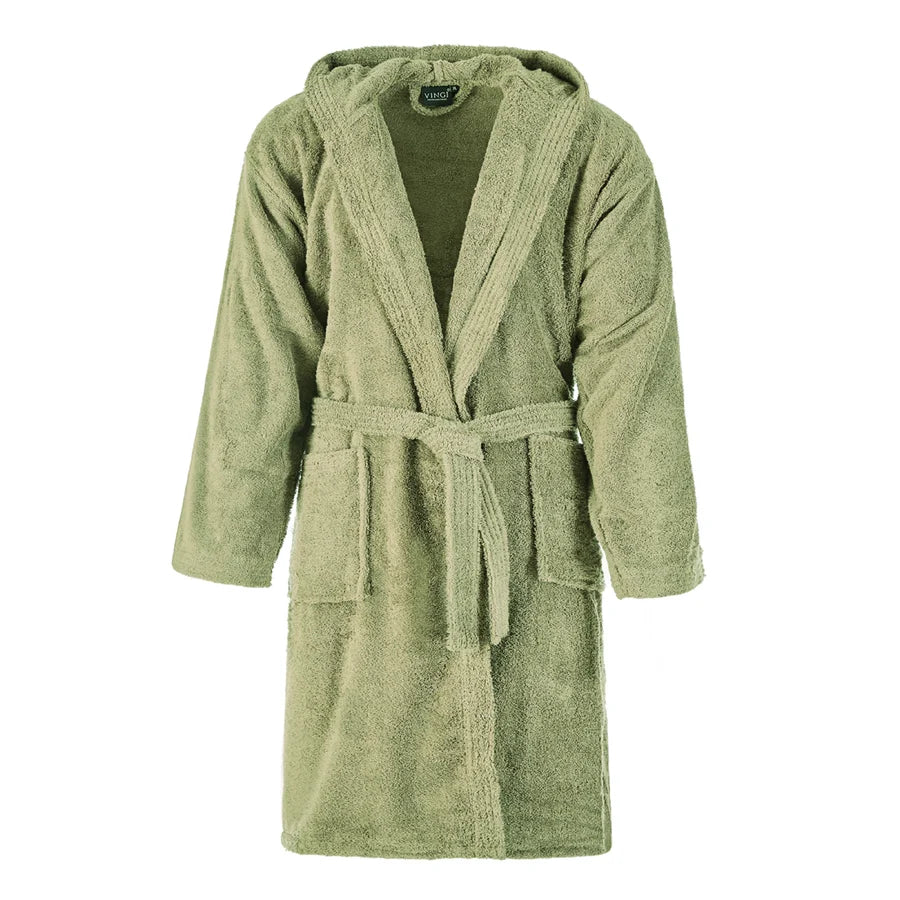 Accappatoio Monaco in Spugna 100% Cotone con Cappuccio – Vingi