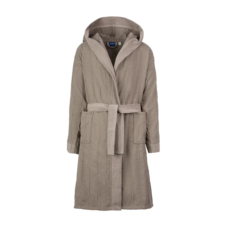 Accappatoio Saint Tropez Vingi con Cappuccio in Spugna 100% Cotone – Elegante e Assorbente