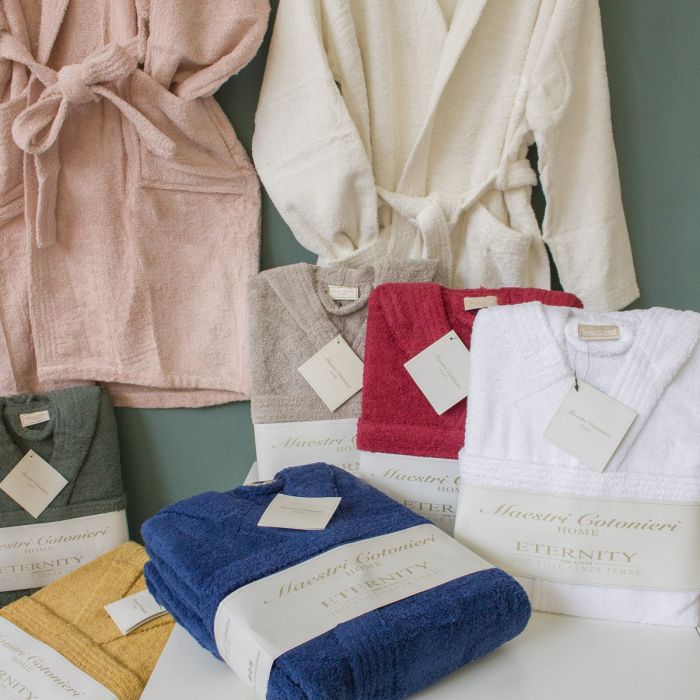 Accappatoio Eternity 450 GSM Con Cappuccio - Maestri Cotonieri