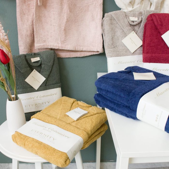 Accappatoio Eternity 450 GSM Con Cappuccio - Maestri Cotonieri