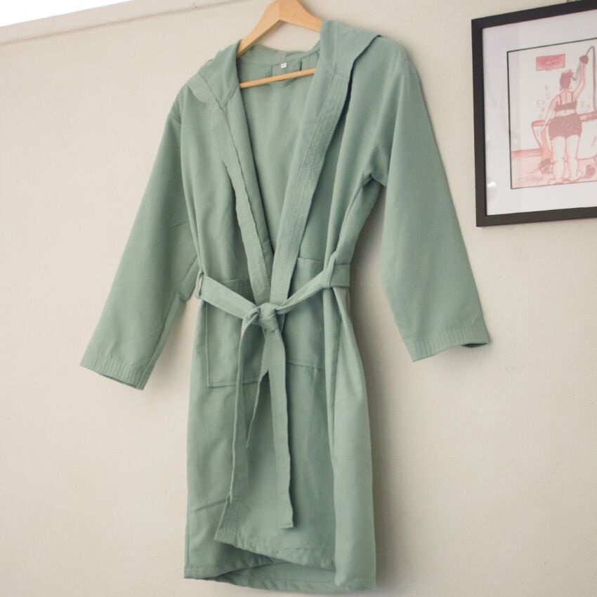 Accappatoio FITNESS in Microfibra da 4 anni a 4XL By Antica Tessitura Italiana