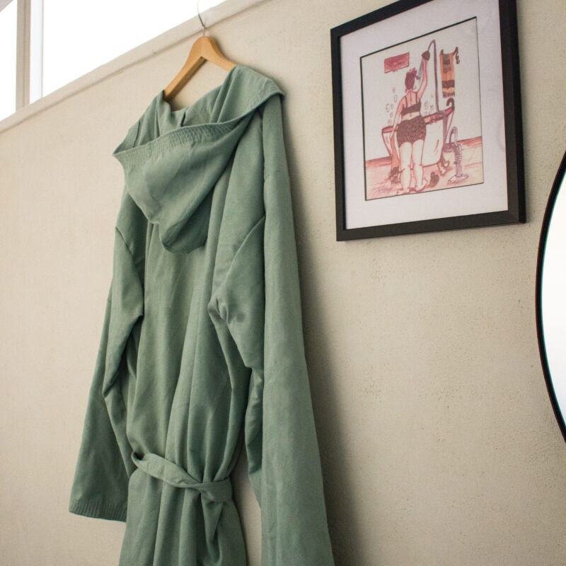 Accappatoio Bambini FITNESS da 4 a 14 anni in Microfibra By Antica Tessitura Italiana