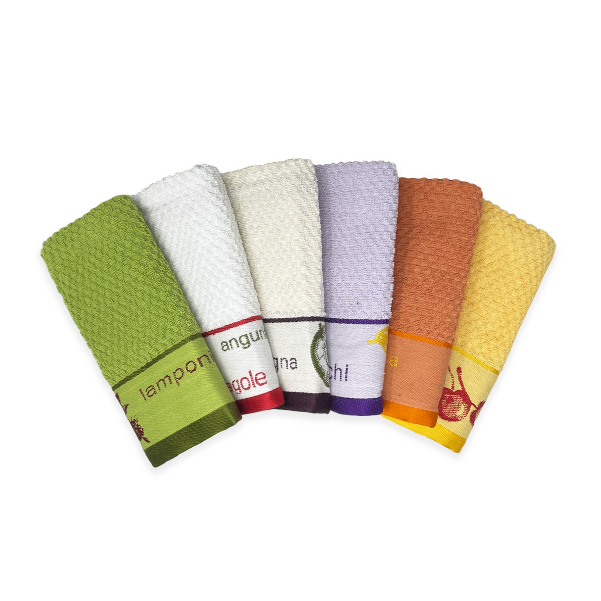 Set 6 strofinacci ALESSANDRIA by Karì