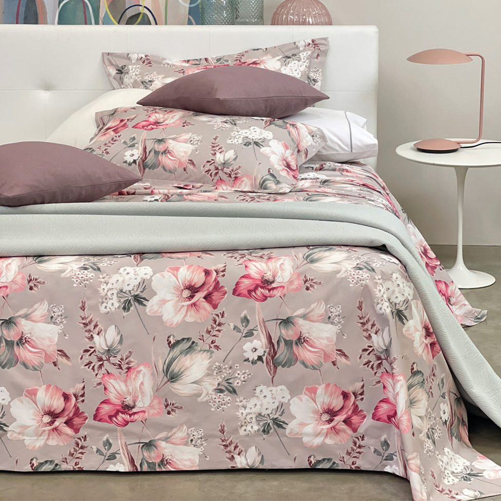 Completo Lenzuola Copriletto ANEMONE By Dondi Svad