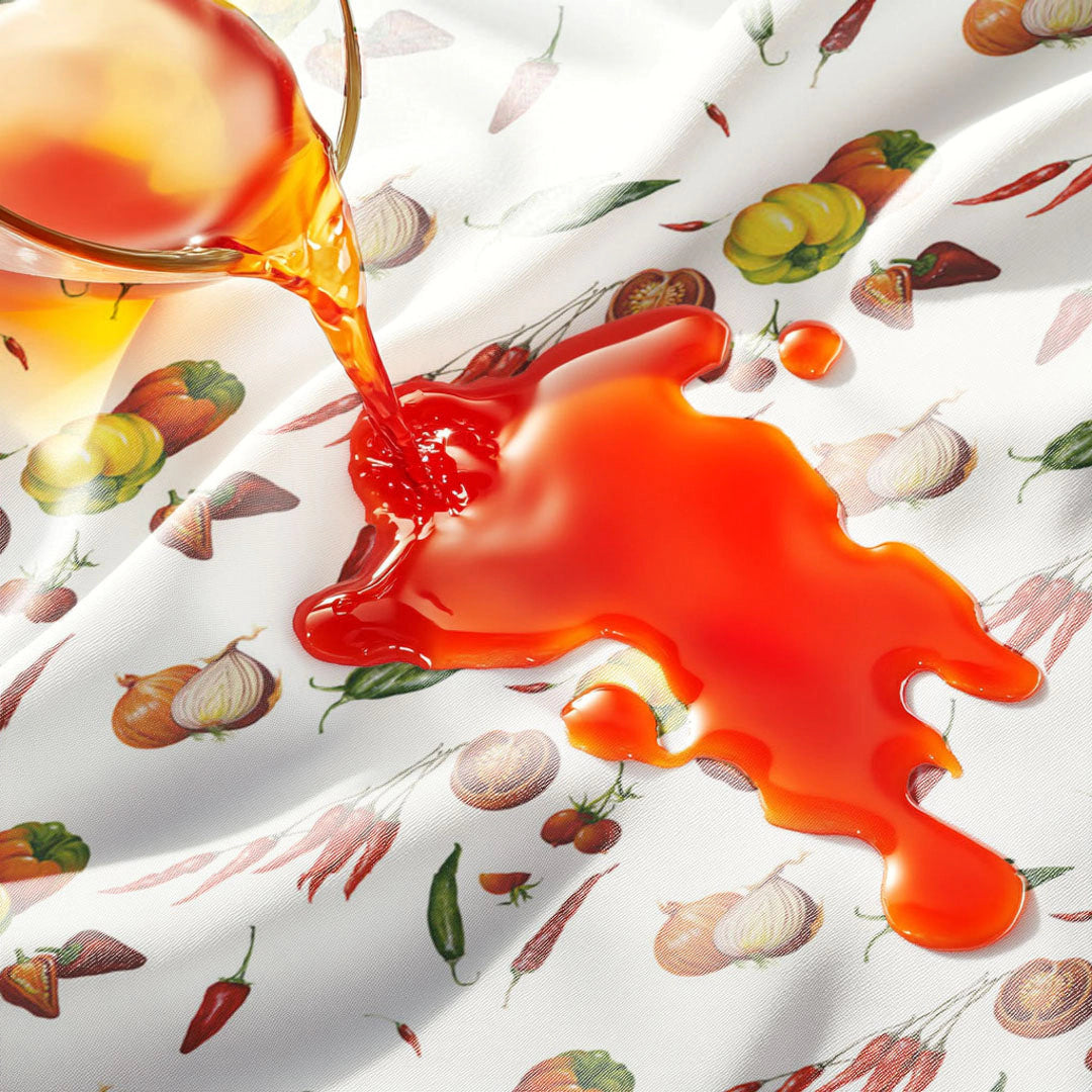 Tovaglia Antimacchia PEPERONCINI x6/12 posti by Vingi