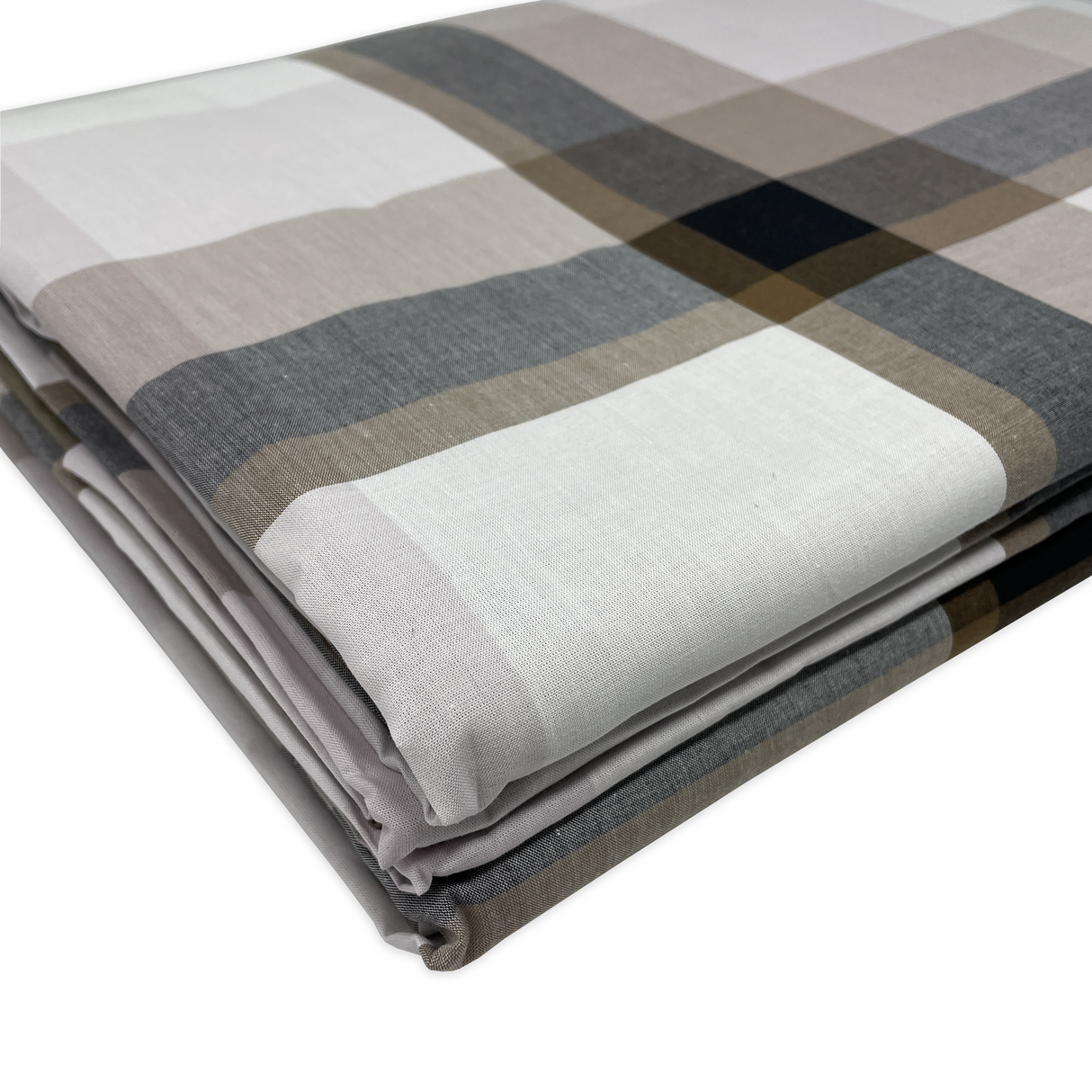 Copripiumino ARBUS 100% cotone percalle tinto in filo By Riviera